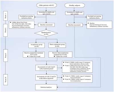 Efficacy and mechanism of acupuncture for functional constipation in older adults: study protocol for a randomized controlled trial
